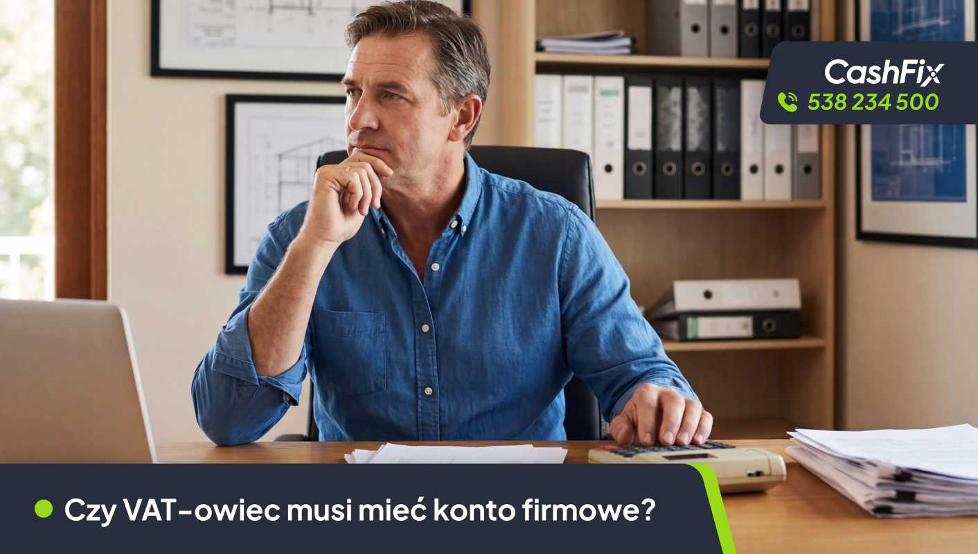 Czy VATowiec musi mieć konto firmowe? miniatura