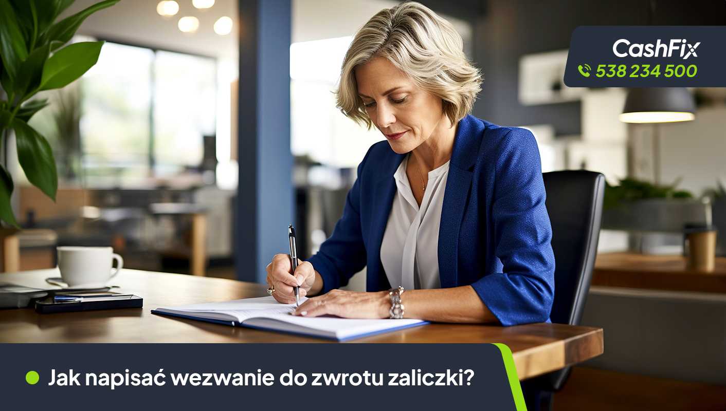 wezwanie do zwrotu zaliczki