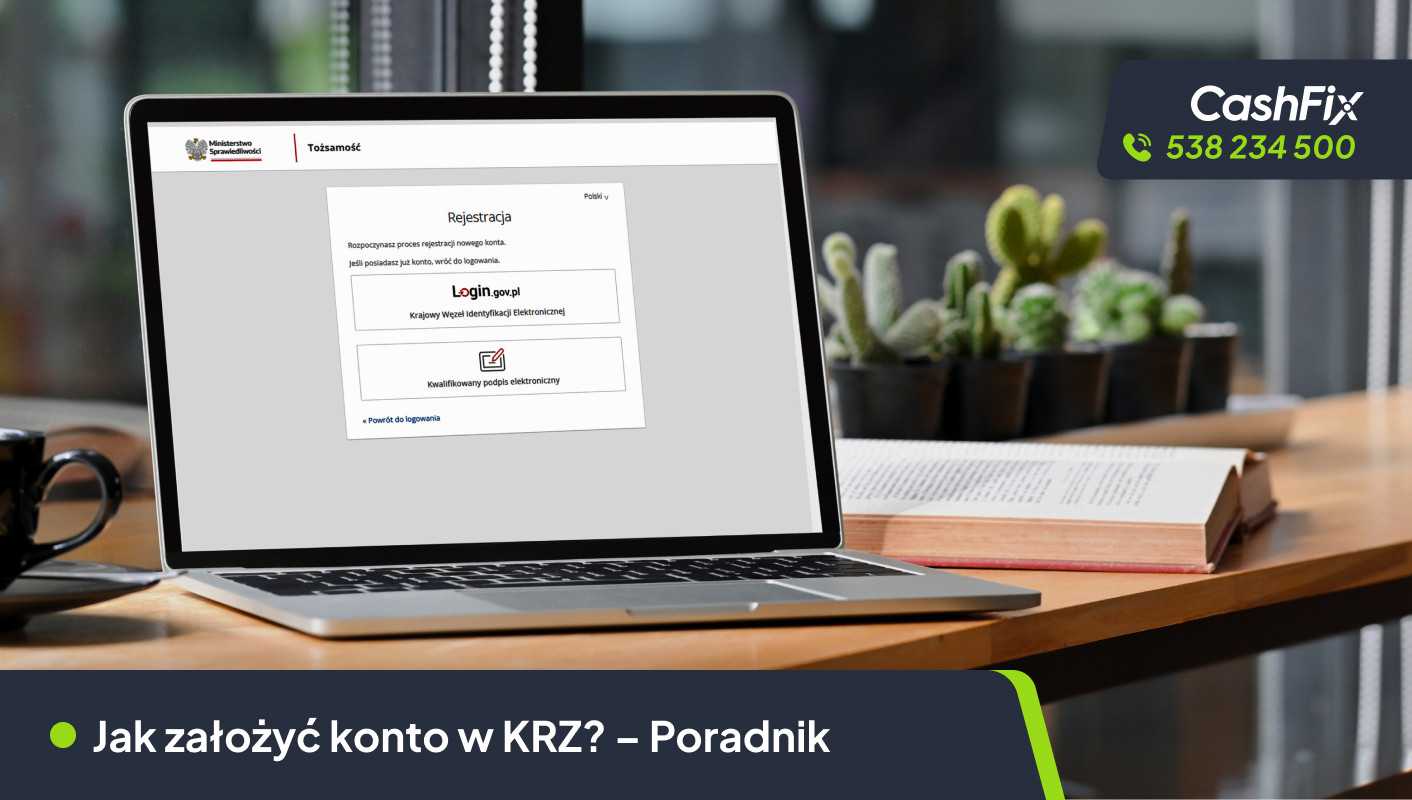 jak założyć konto w krz