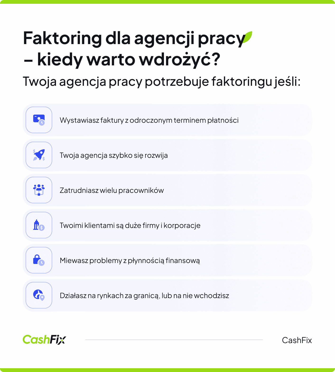faktoring dla agencji pracy