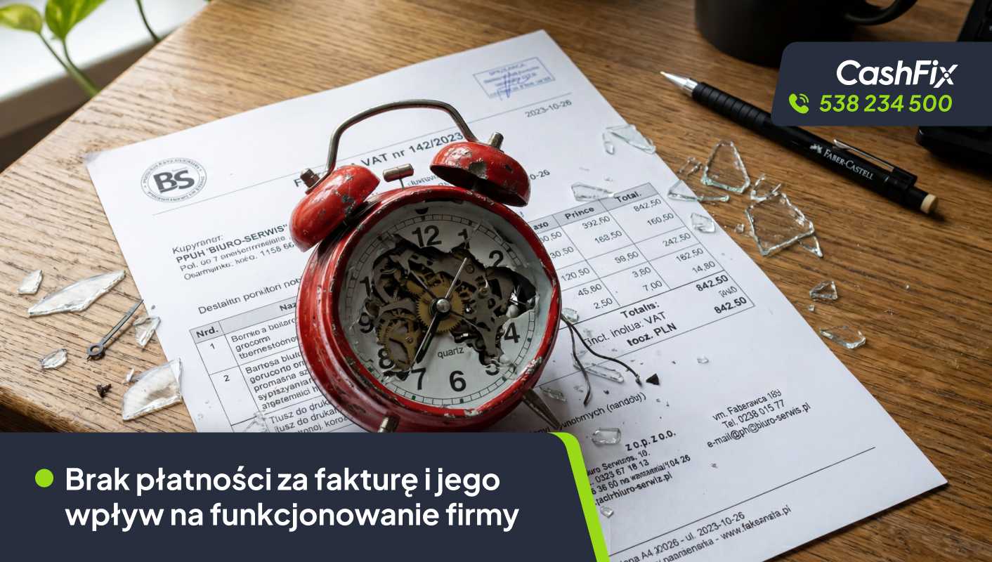 Brak płatności za fakturę i jego wpływ na funkcjonowanie firmy