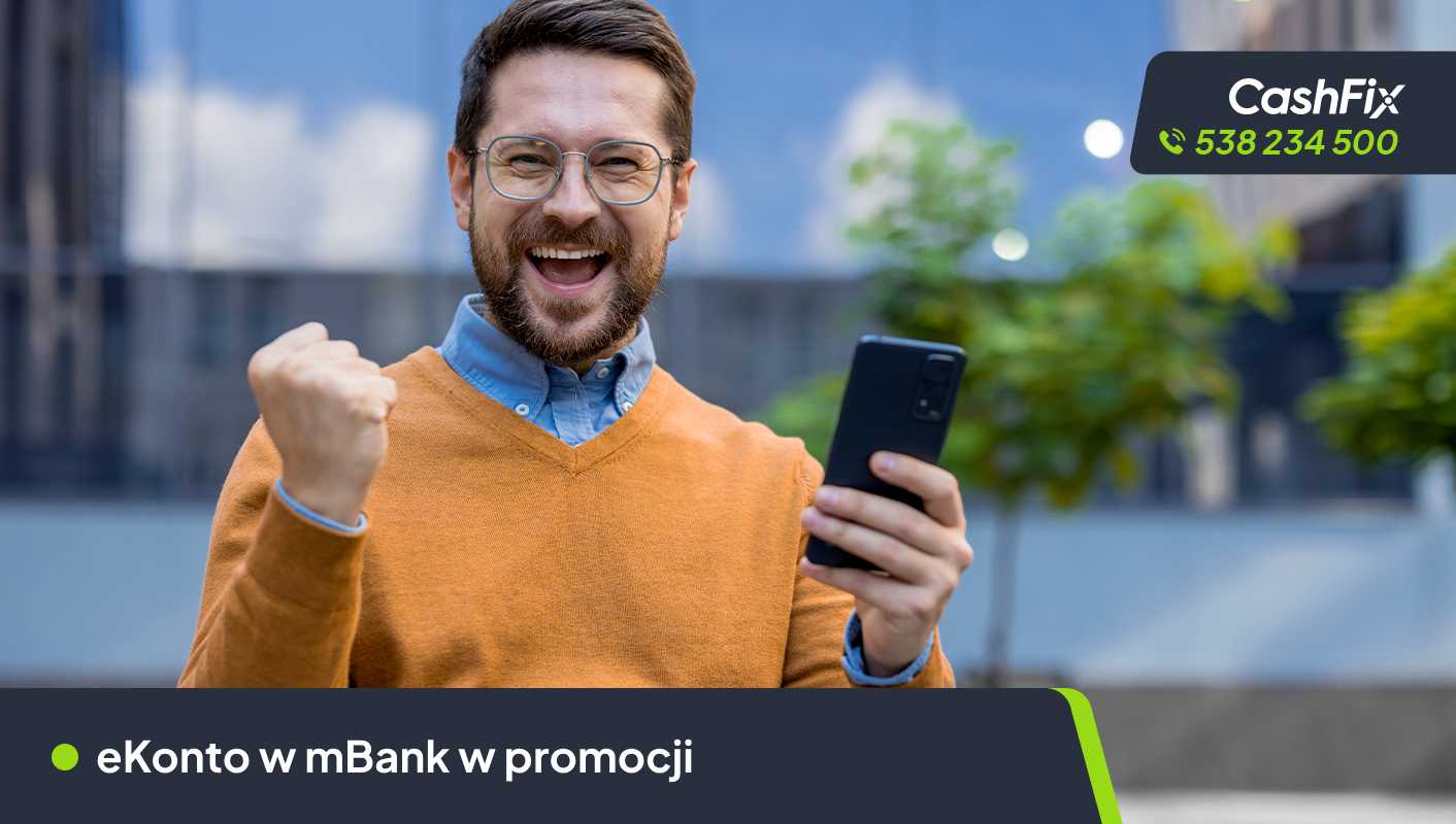 eKonto w mBanku w promocji bonus do 610 zł