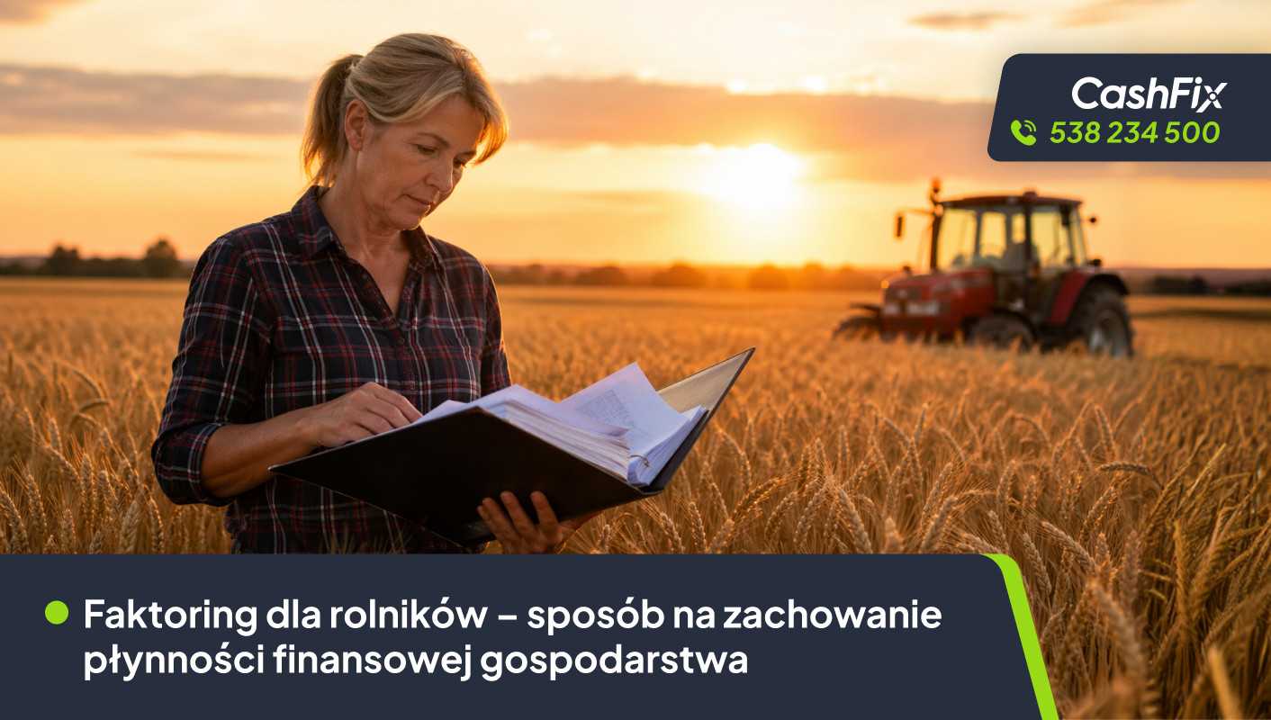 Faktoring dla rolników – sposób na zachowanie płynności finansowej gospodarstwa
