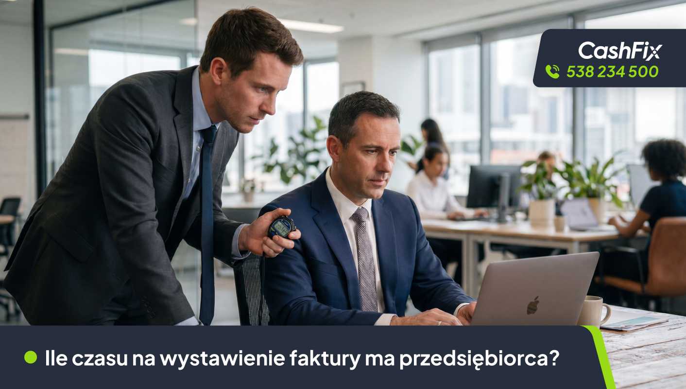 ile czasu na wystawienie faktury ma przedsiębiorca