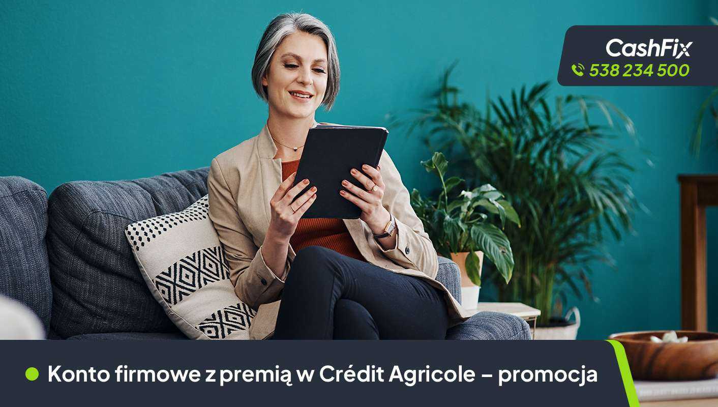 Konto firmowe z premią Credit Agricole