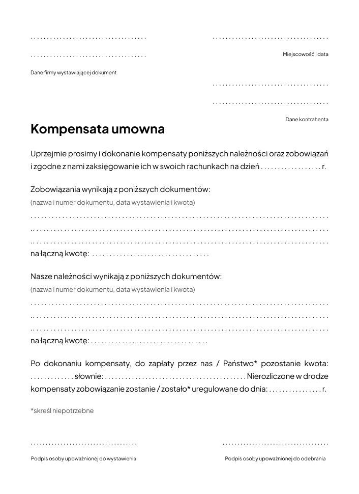 kompensata-faktury-co-to-jest-i-jakie-ma-rodzaje
