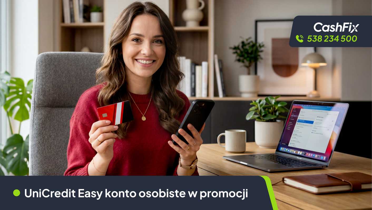 UniCredit Easy konto osobiste w promocji