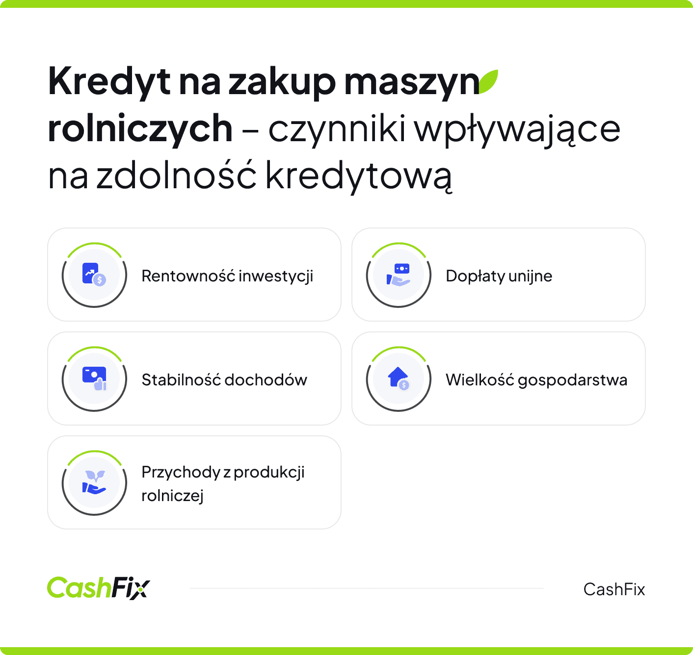 kredyt na maszyny rolnicze