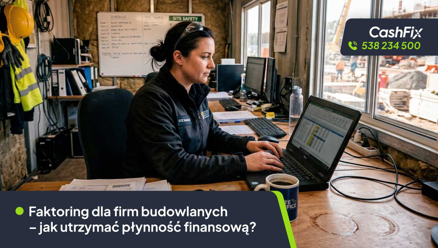 Faktoring dla firm budowlanych – jak utrzymać płynność finansową?