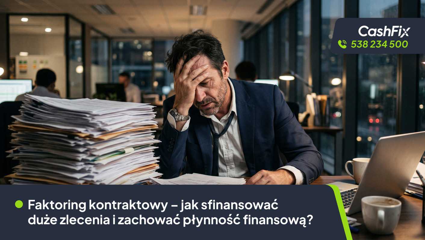 Faktoring kontraktowy – jak sfinansować duże zlecenia i zachować płynność finansową?