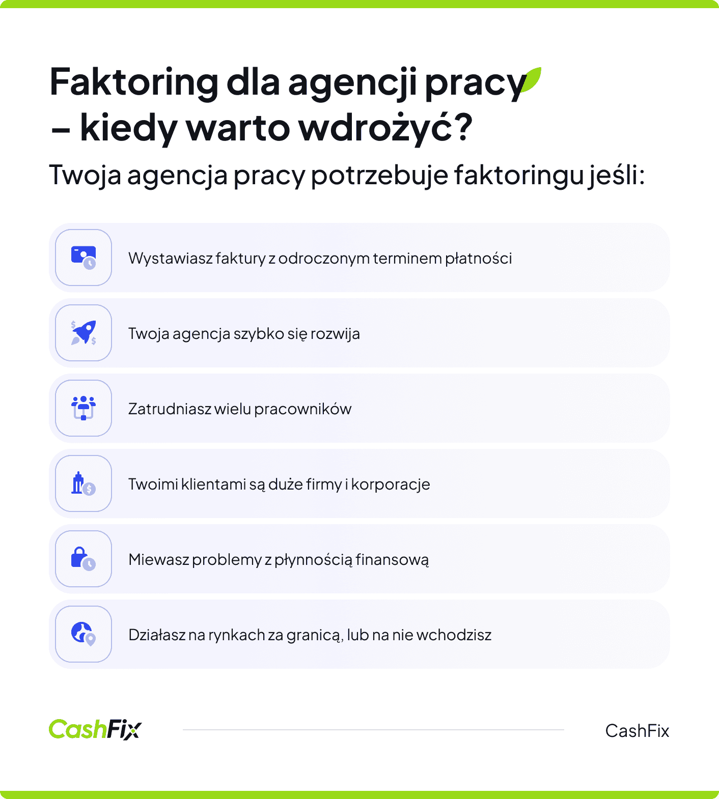 faktoring dla agencji pracy