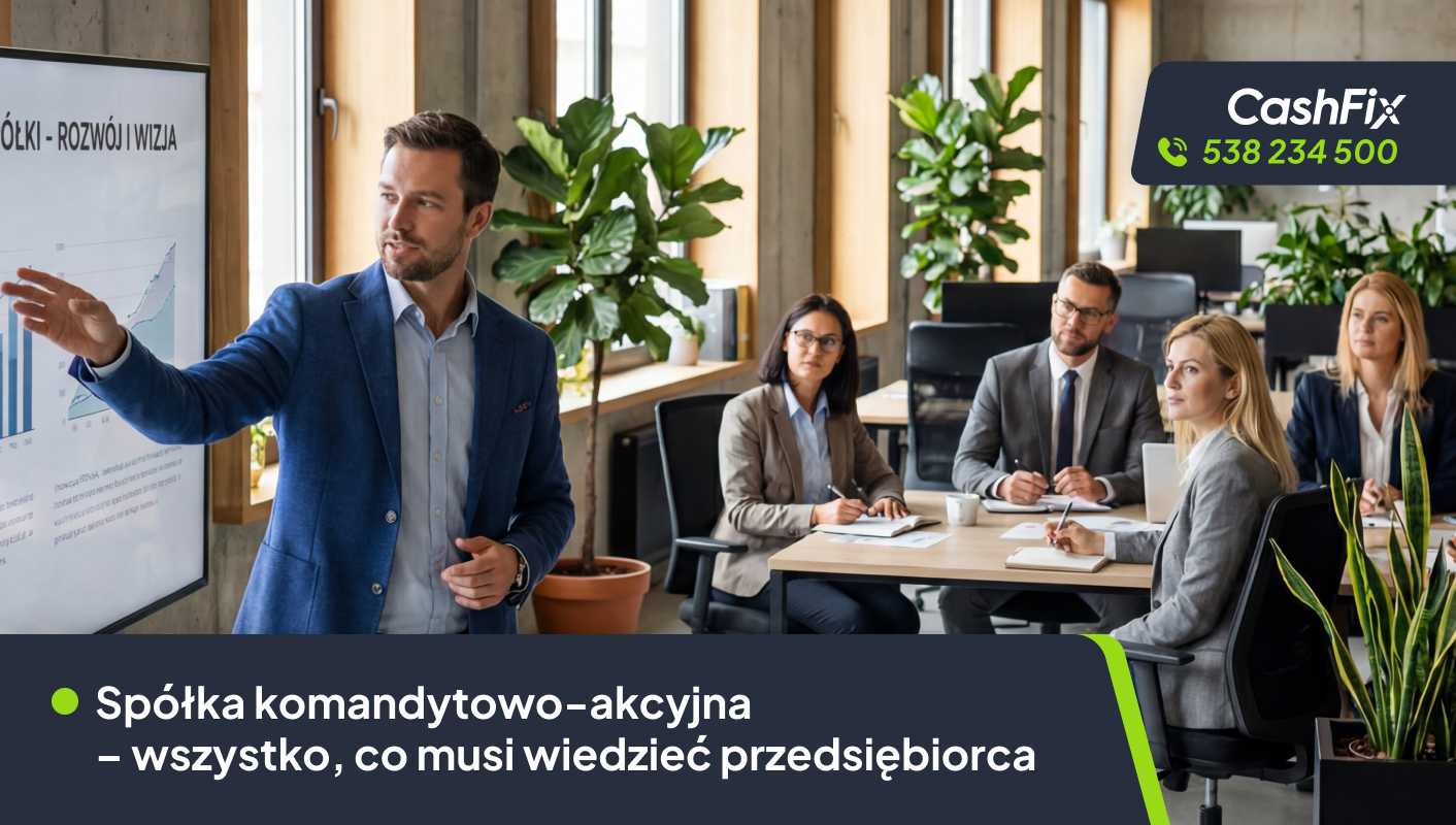 Spółka komandytowo-akcyjna – wszystko, co musi wiedzieć przedsiębiorca