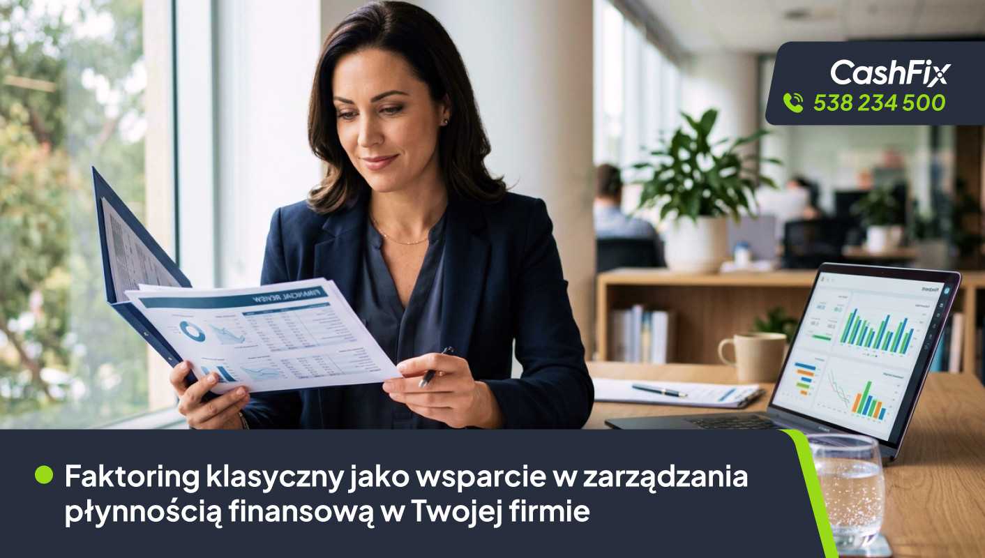 Faktoring klasyczny jako wsparcie w zarządzaniu płynnością
