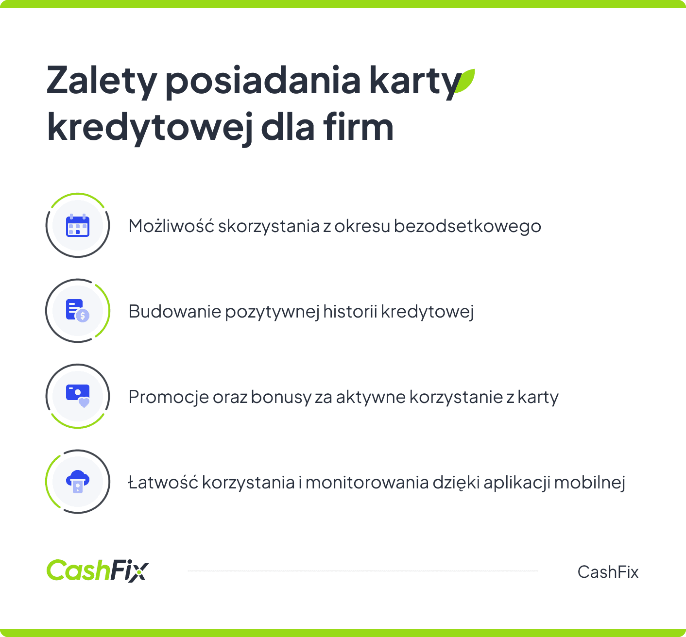 karta kredytowa dla firm - zalety